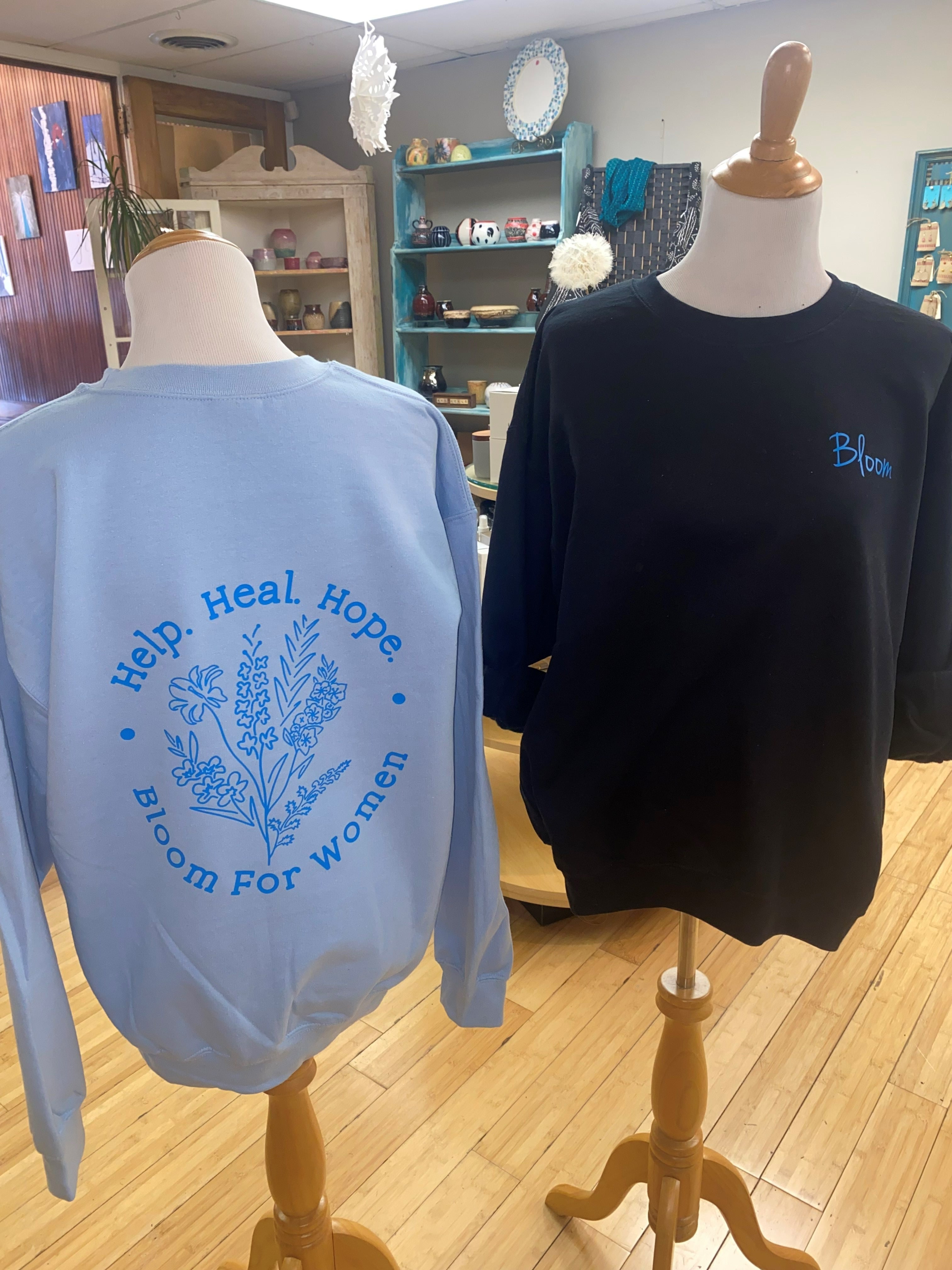 Sweatshirts.