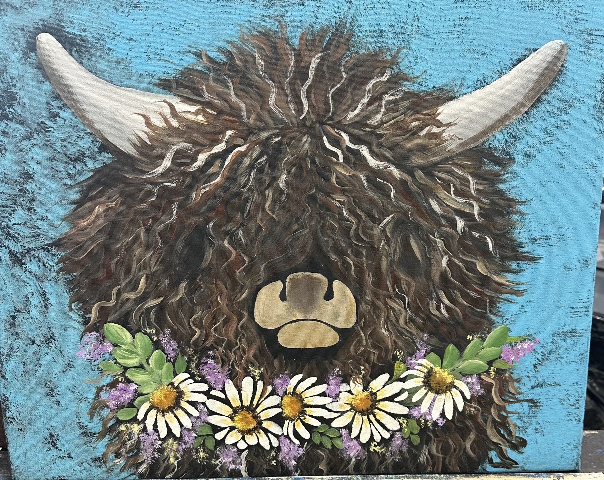 Highland Cow Painting